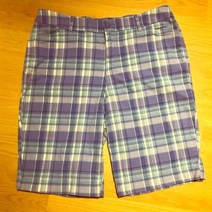St. John’s Bay Plaid Women’s Bermuda Shorts